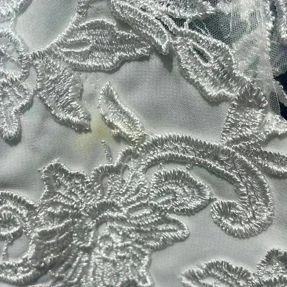 Wedding dress. Size 10. Seems to run small. - Picture 6 of 12